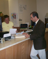 Jim at the Registry of Deeds